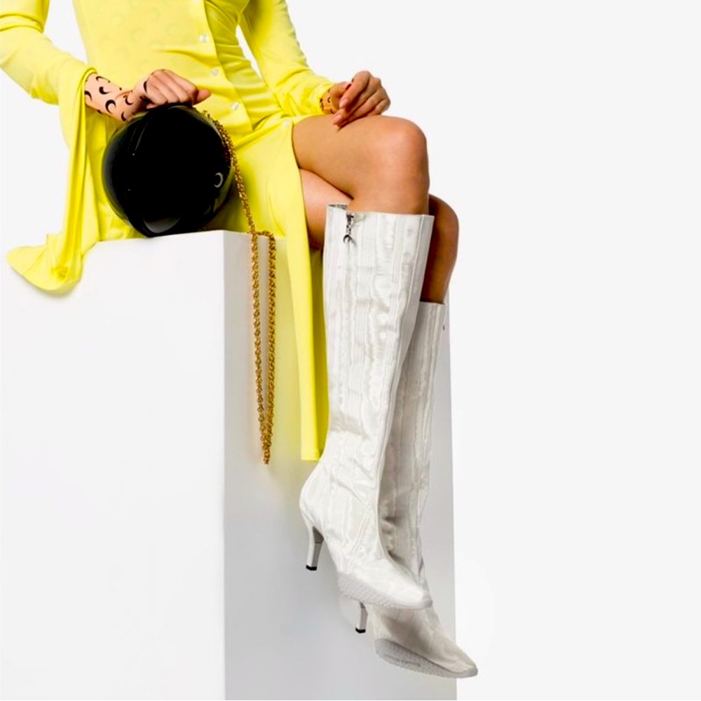 Marine Serre Moire Boots